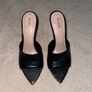 ALDO Black Women's Slide Heels